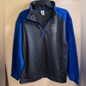Bradley-Bourbonnais Community High School apparel 1/4 zip pullover sweatshirt M